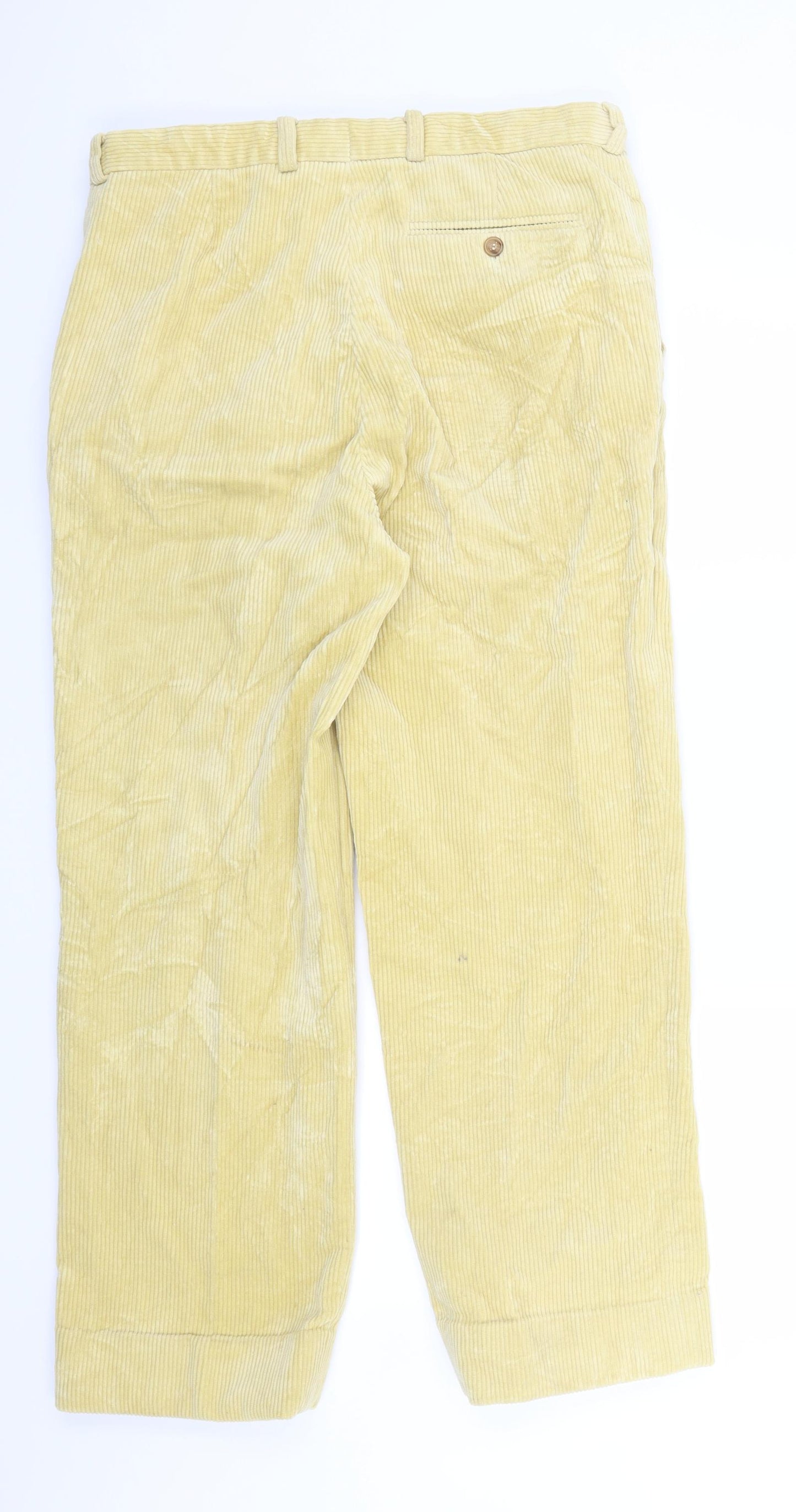 Rowlands Mens Beige  Corduroy Trousers  Size 34 L29 in