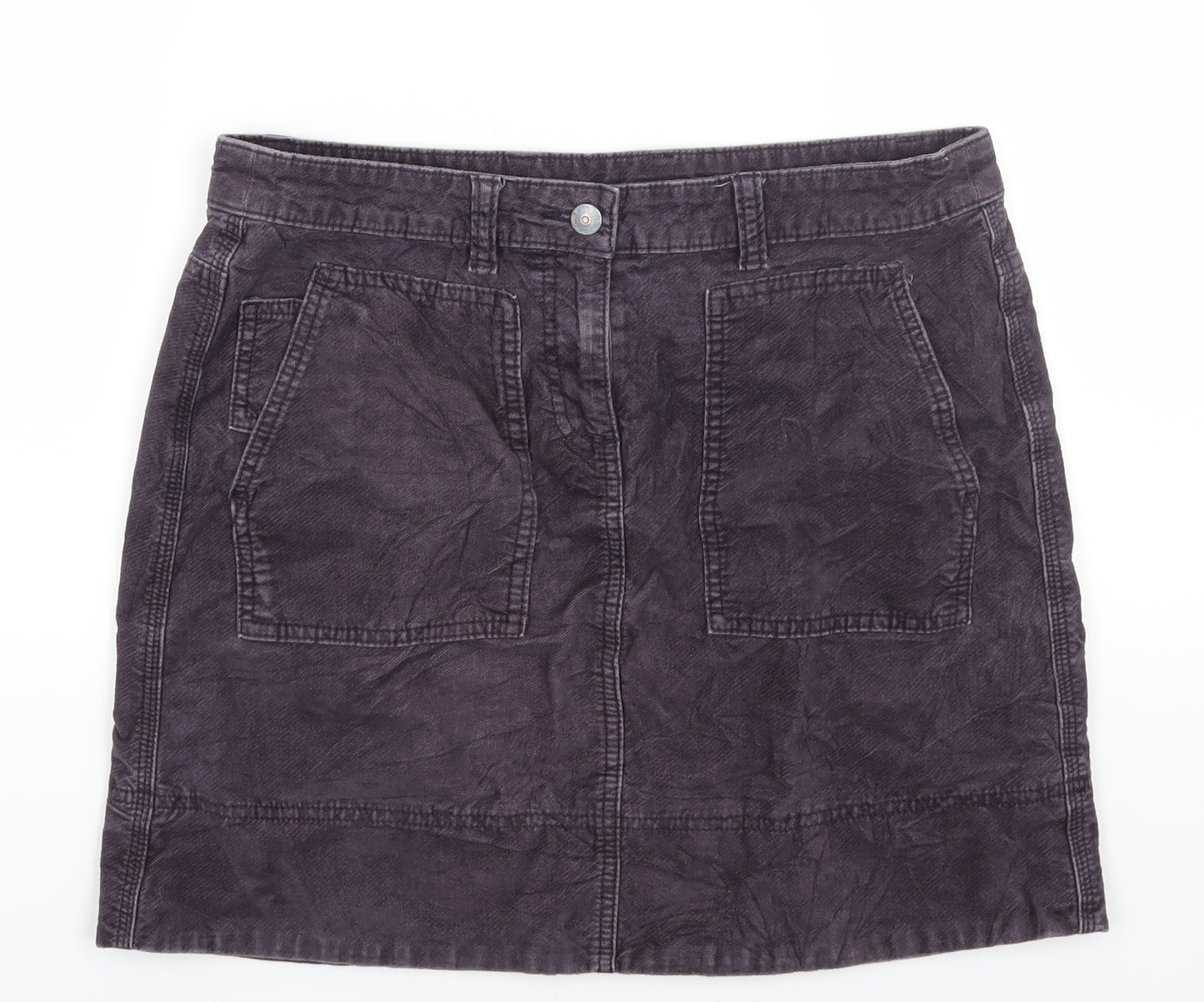 Marks and Spencer Womens Grey   Straight & Pencil Skirt Size 12