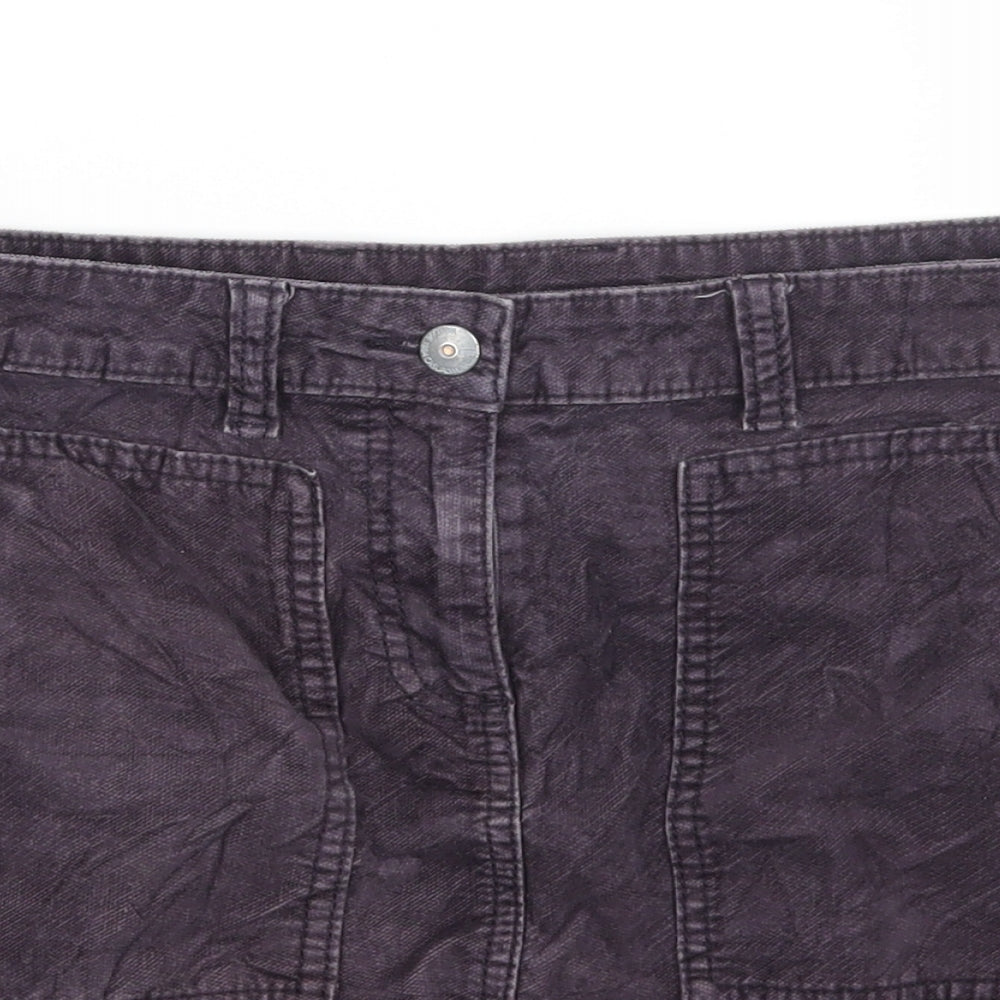 Marks and Spencer Womens Grey   Straight & Pencil Skirt Size 12