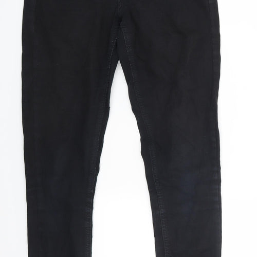 Topshop Womens Black  Denim Cropped Jeans Size 28 in L29 in