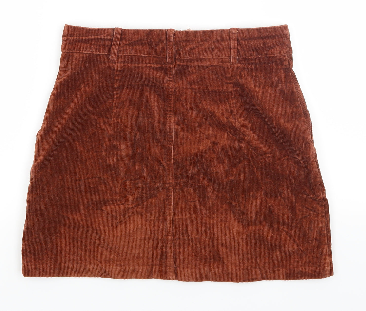 Apricot Womens Brown  Corduroy A-Line Skirt Size 10