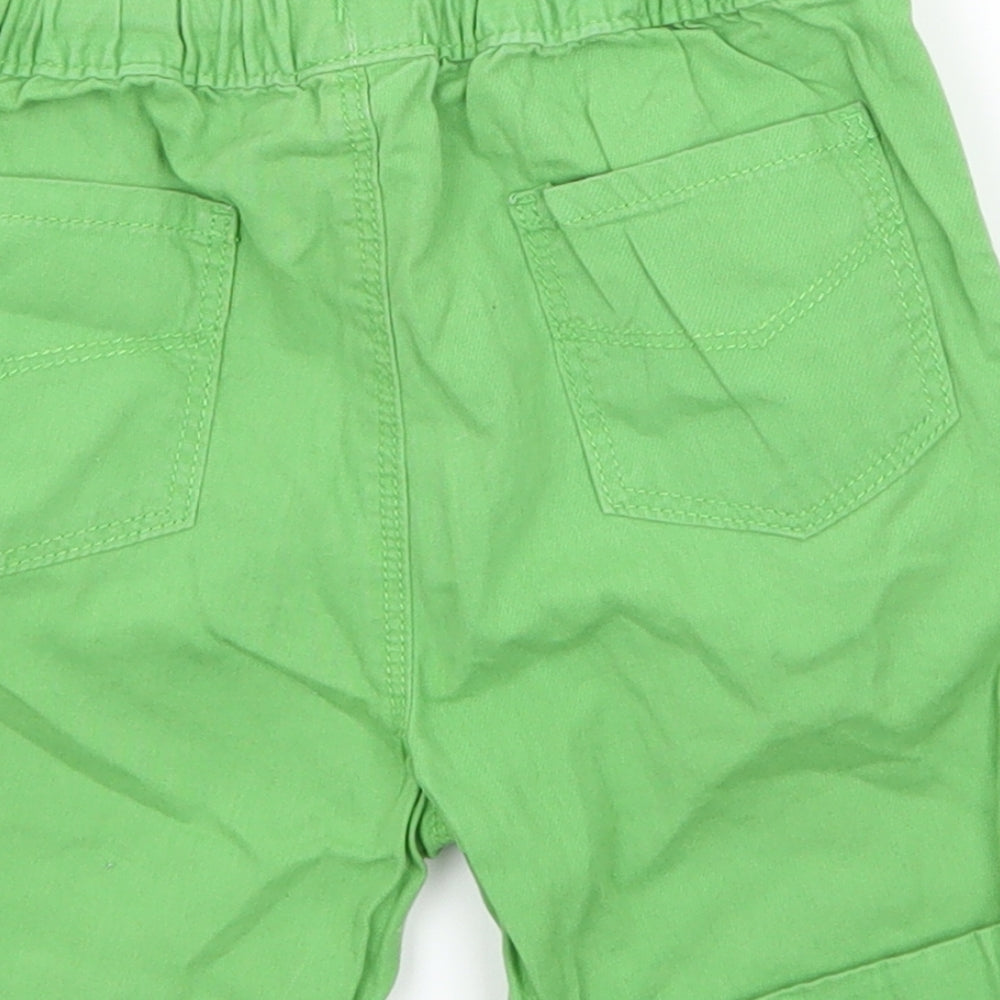 George Boys Green   Bermuda Shorts Size 3-4 Years