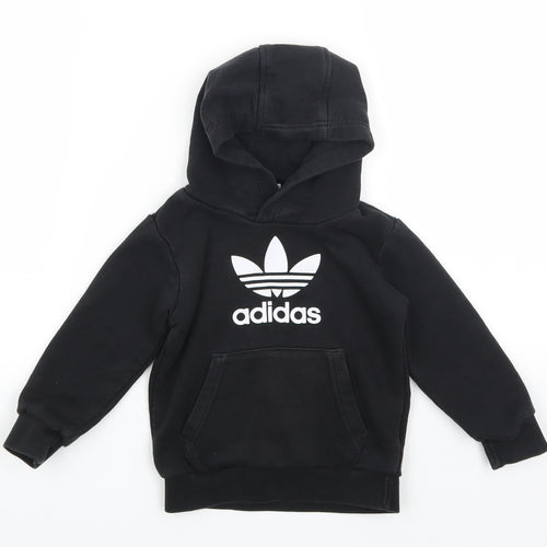adidas Baby Black   Basic T-Shirt Size 12-18 Months  - Hoodie