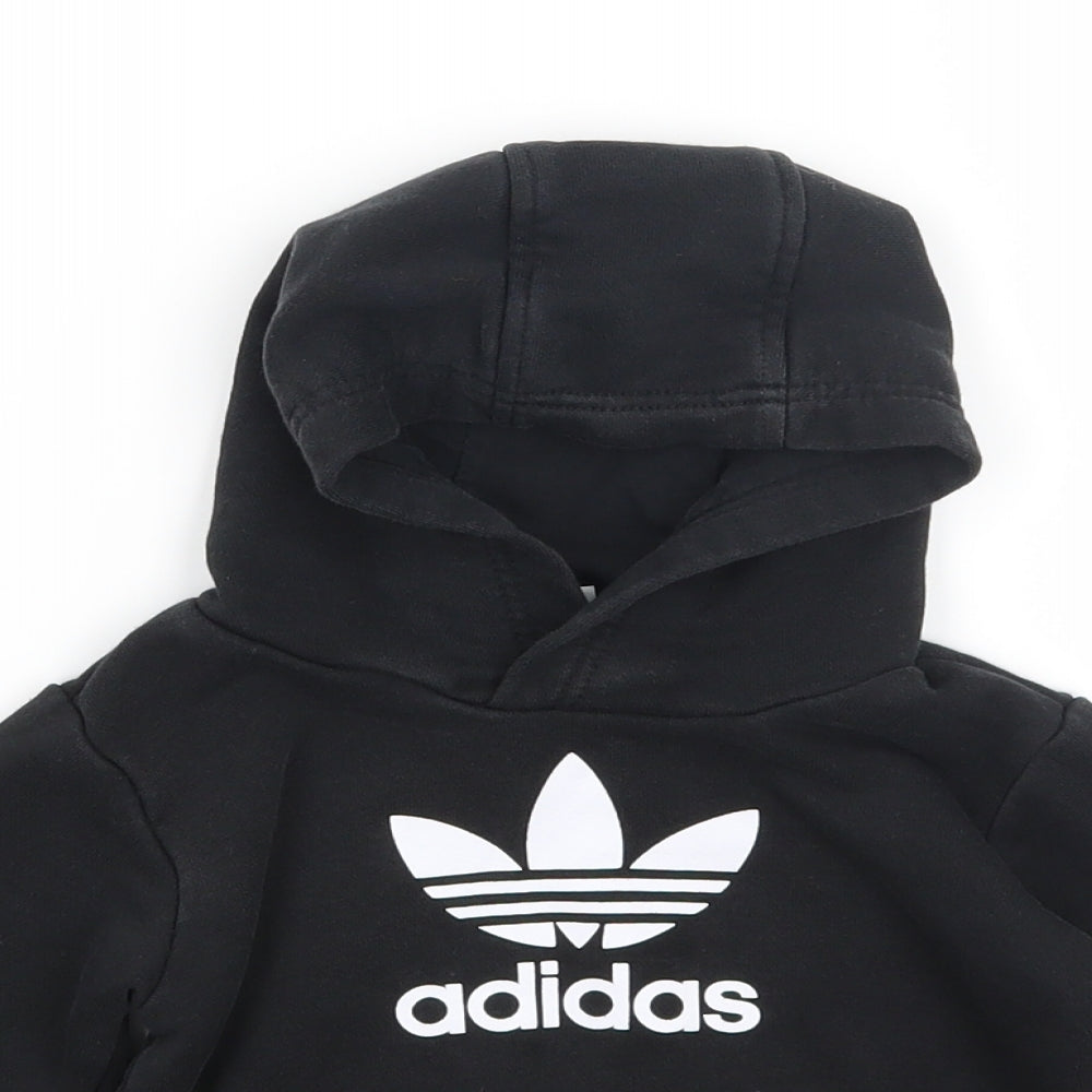 adidas Baby Black   Basic T-Shirt Size 12-18 Months  - Hoodie