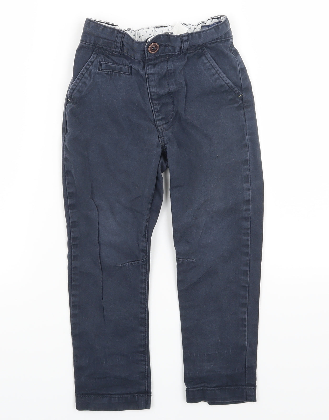 George Boys Blue   Chino Trousers Size 2-3 Years