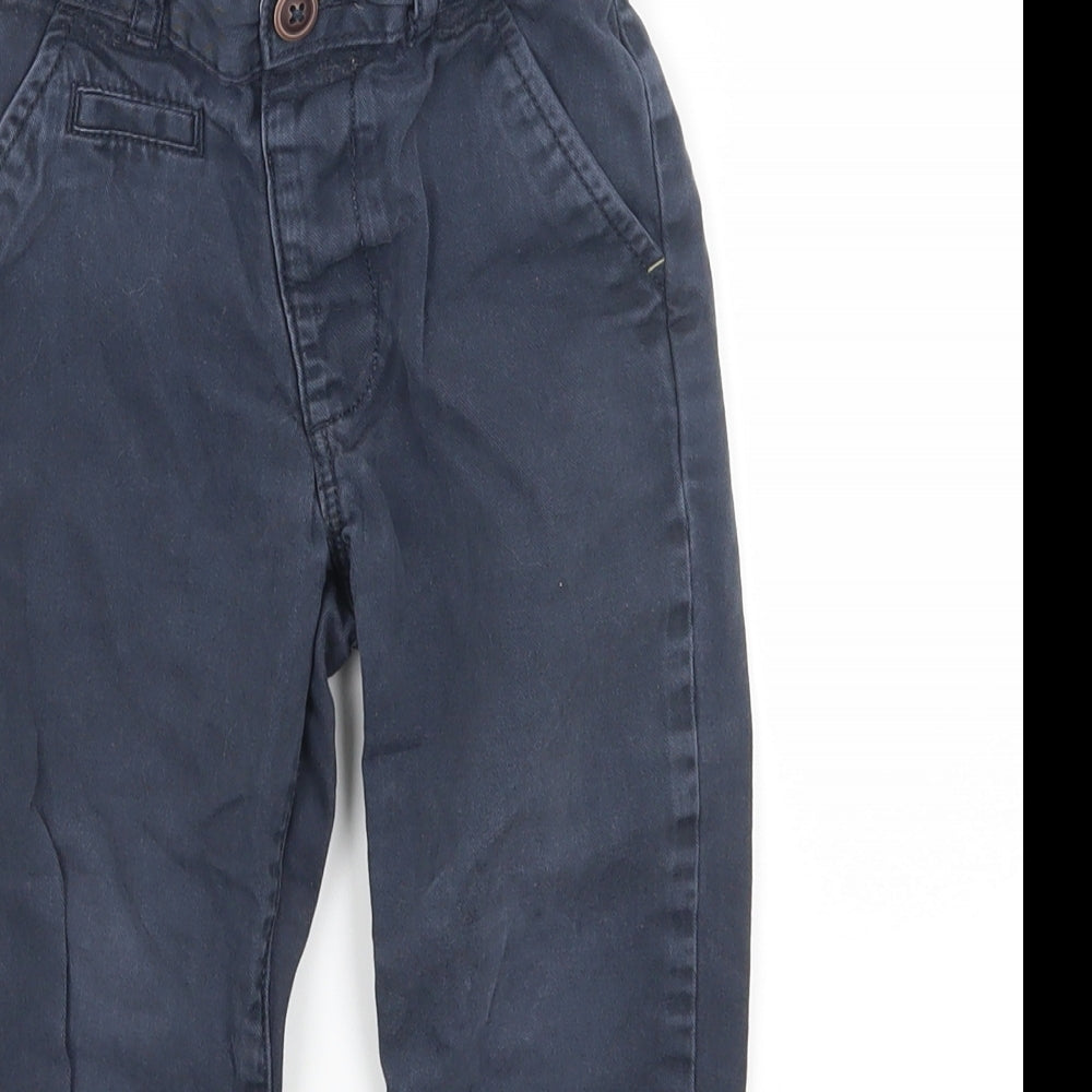 George Boys Blue   Chino Trousers Size 2-3 Years