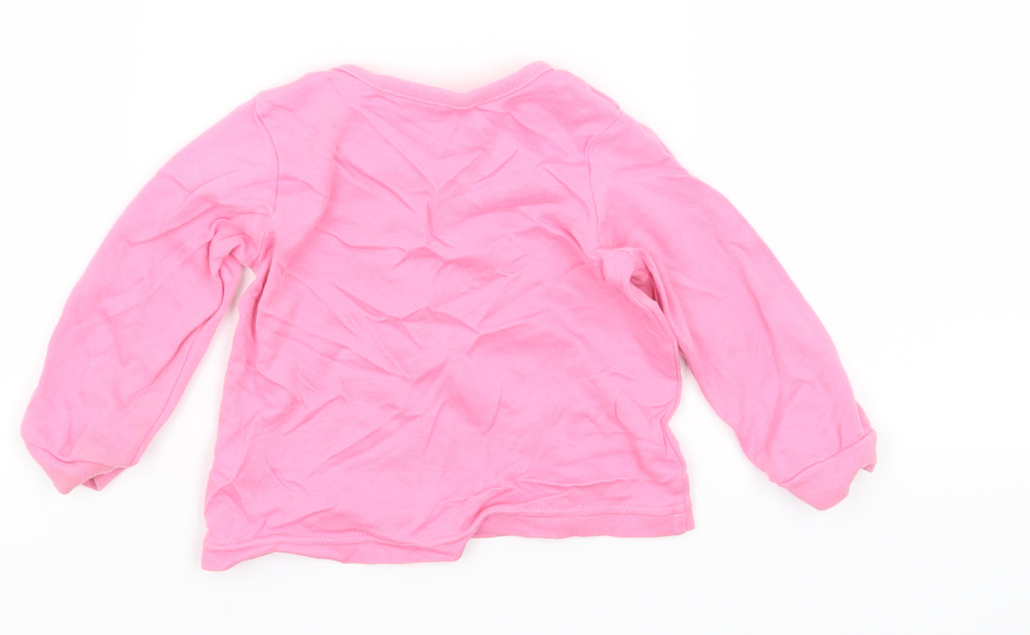 George Girls Pink   Basic T-Shirt Size 9-12 Months