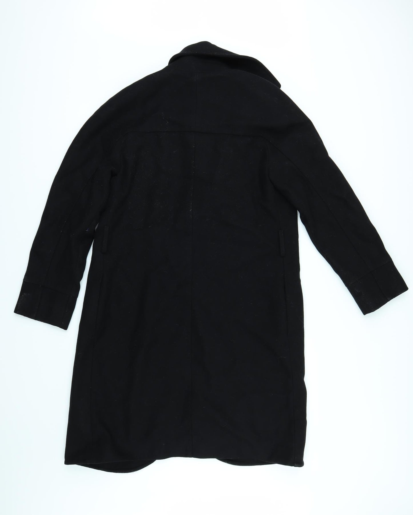 Jaeger Womens Black   Overcoat Coat Size 10