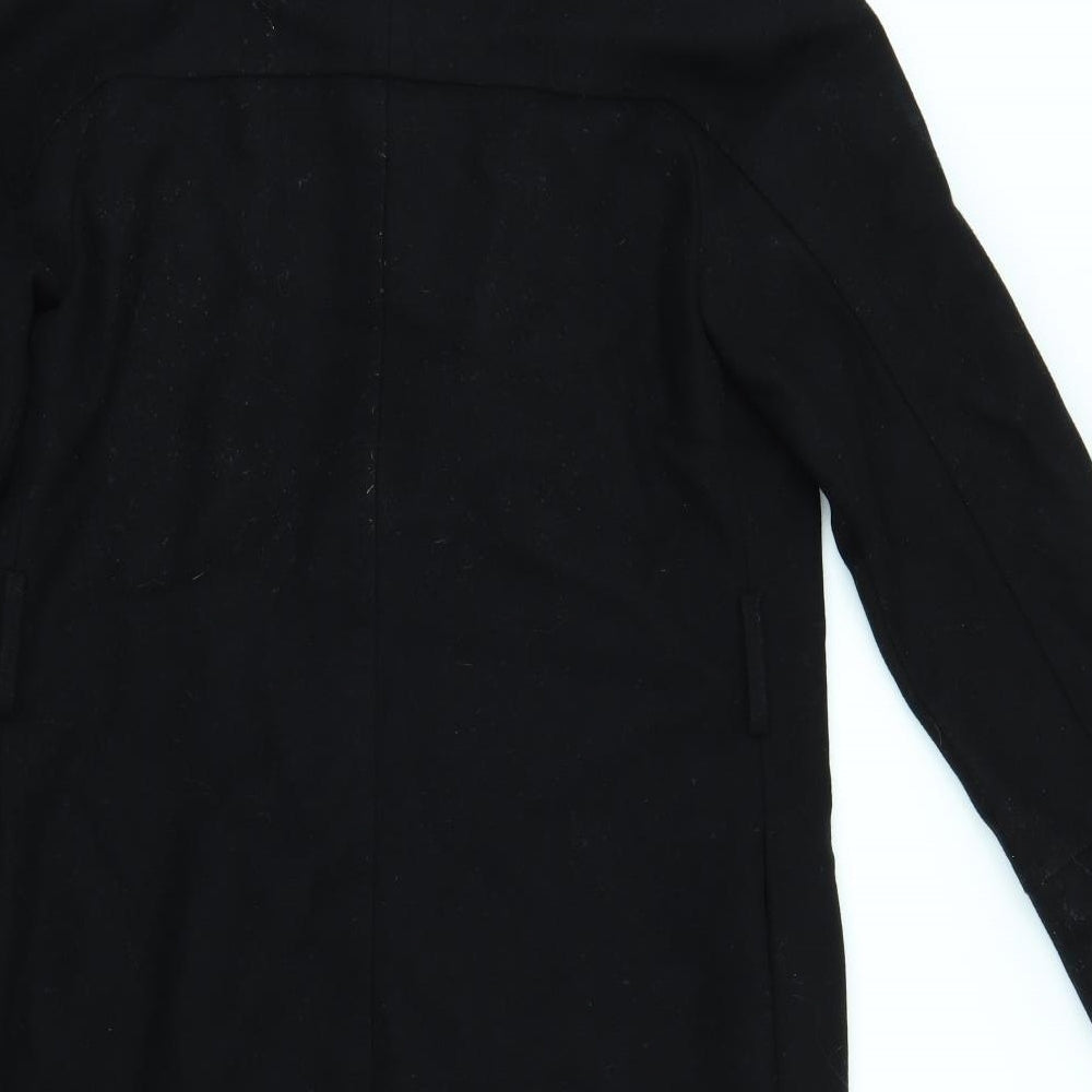 Jaeger Womens Black   Overcoat Coat Size 10