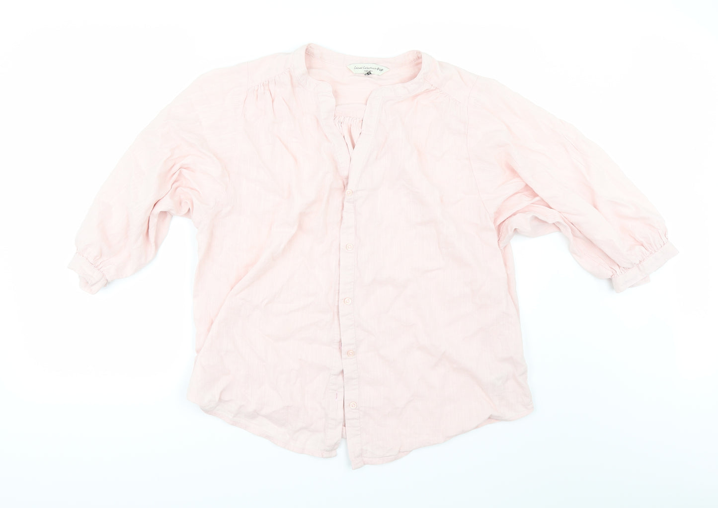 F&F Womens Pink   Tunic Button-Up Size 10