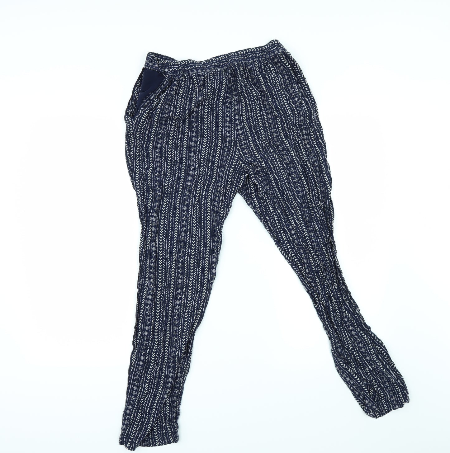 George Womens Blue   Trousers  Size 12 L27 in