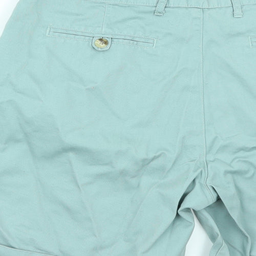 Classic Collection Womens Green   Chino Shorts Size 34