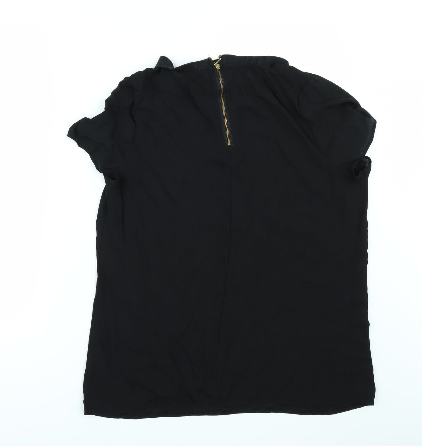 Papaya Womens Black   Tunic Blouse Size 16