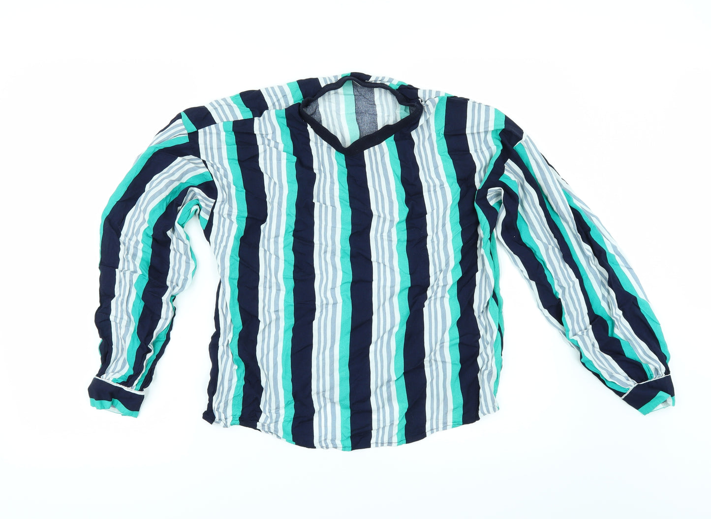 Sinsay Womens Multicoloured Striped  Tunic Blouse Size L