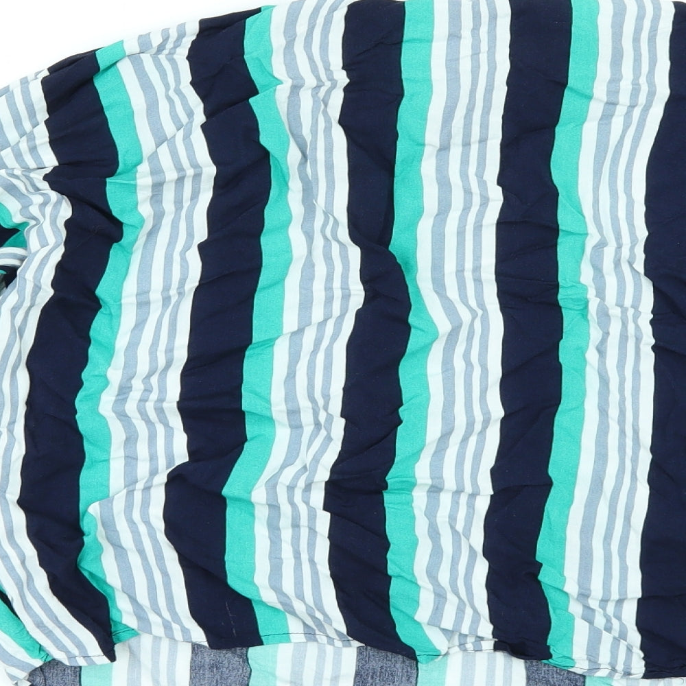 Sinsay Womens Multicoloured Striped  Tunic Blouse Size L