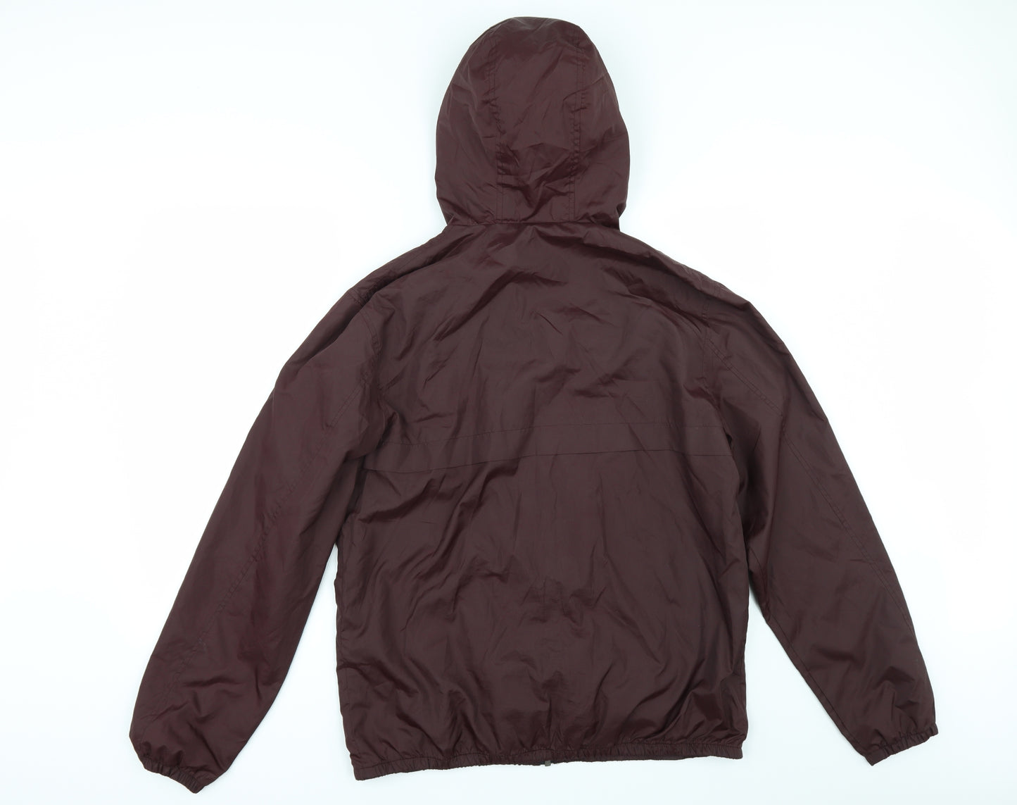TU Womens Red   Windbreaker Jacket Size M