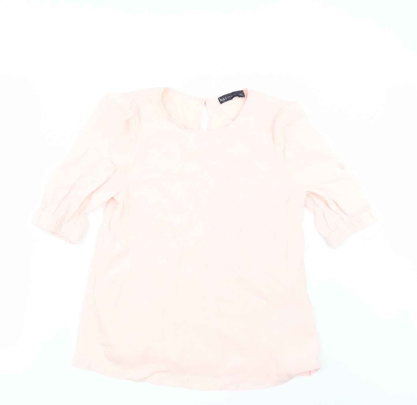 Marks and Spencer Womens Pink   Tunic Blouse Size 8