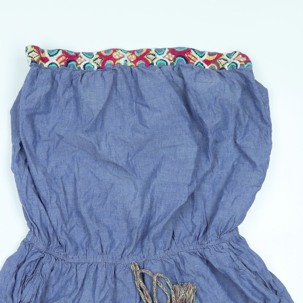 F&F Womens Blue   Playsuit One-Piece Size L