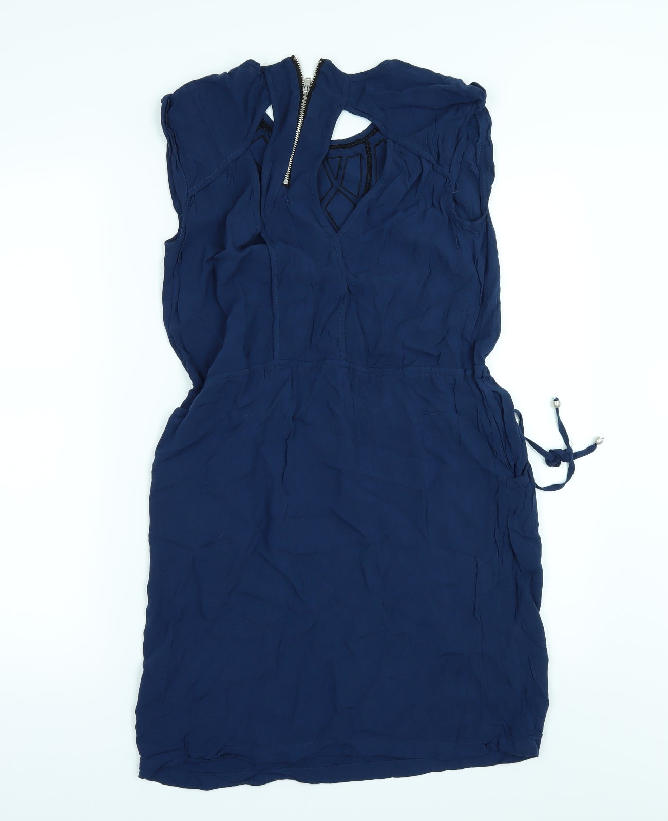 Warehouse Womens Blue   T-Shirt Dress  Size 12