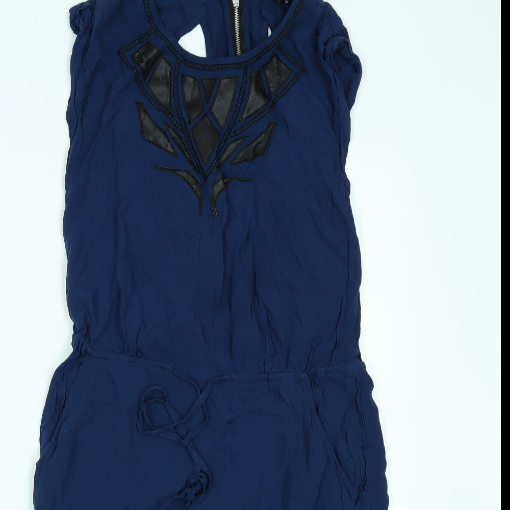 Warehouse Womens Blue   T-Shirt Dress  Size 12