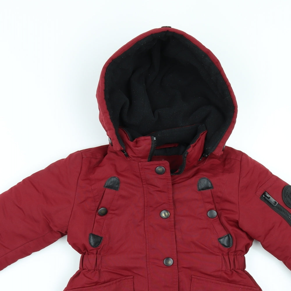 Diesel Girls Red   Jacket  Size 5 Years