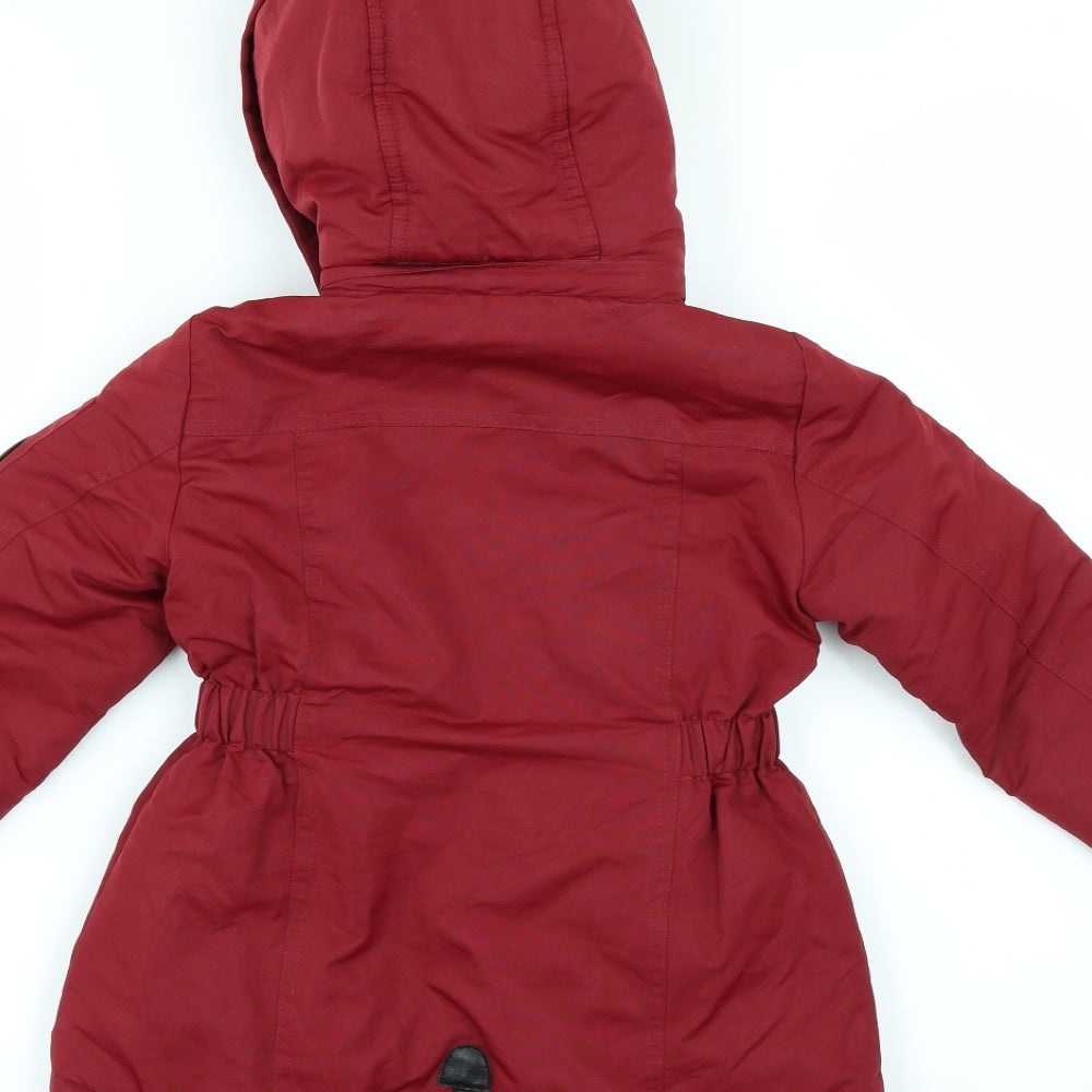 Diesel Girls Red   Jacket  Size 5 Years