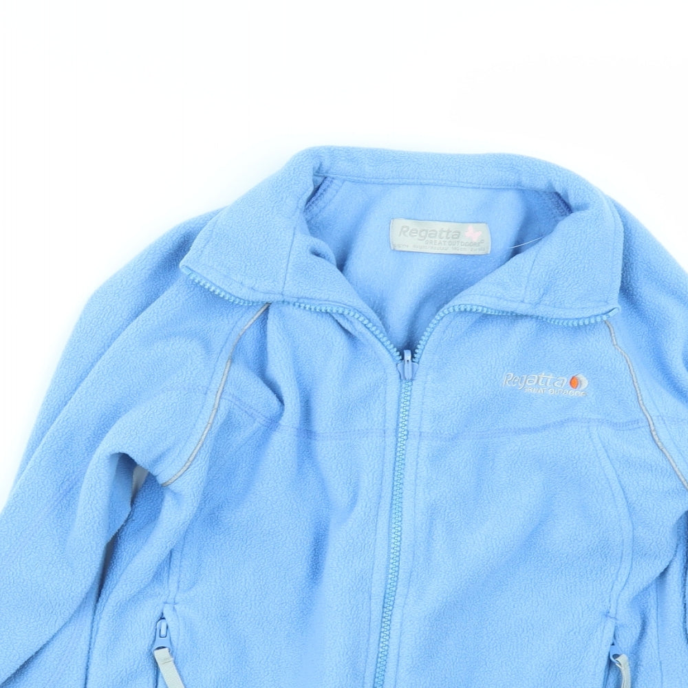 Regatta Girls Blue  Fleece Jacket  Size 9-10 Years