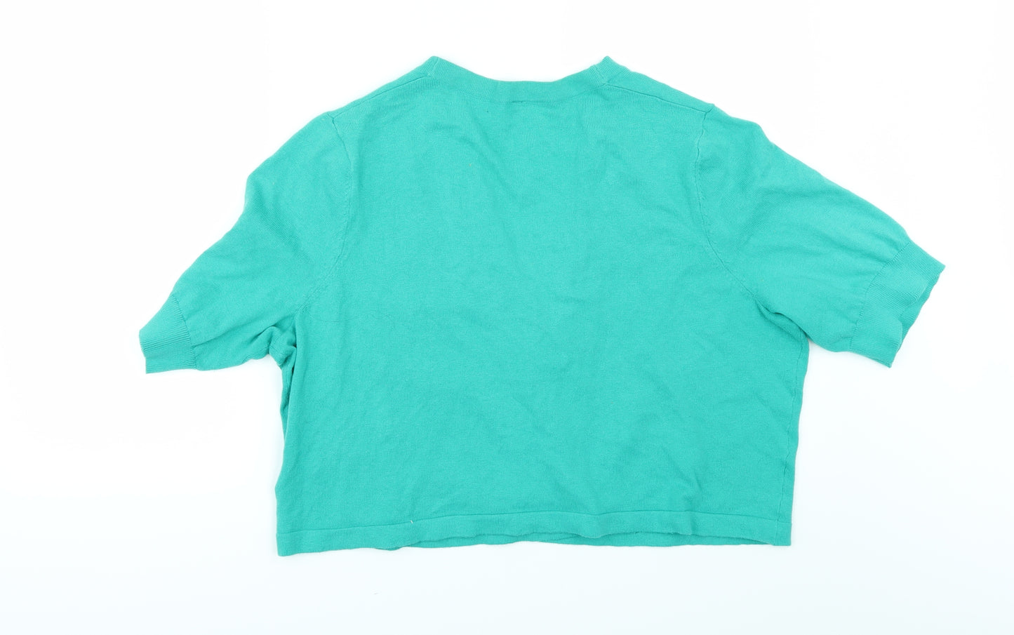 Preworn Womens Green   Cardigan Jumper Size 20