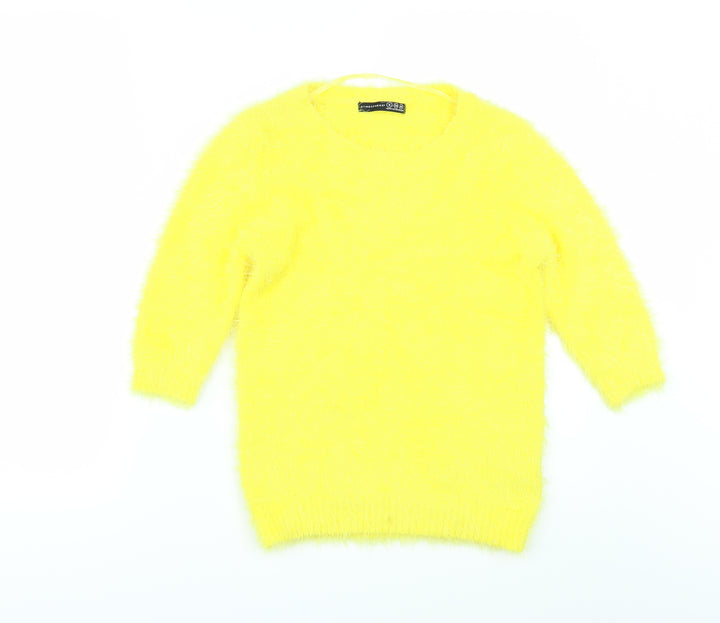 Primark Womens Yellow   Pullover Jumper Size 6