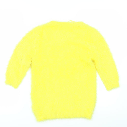 Primark Womens Yellow   Pullover Jumper Size 6