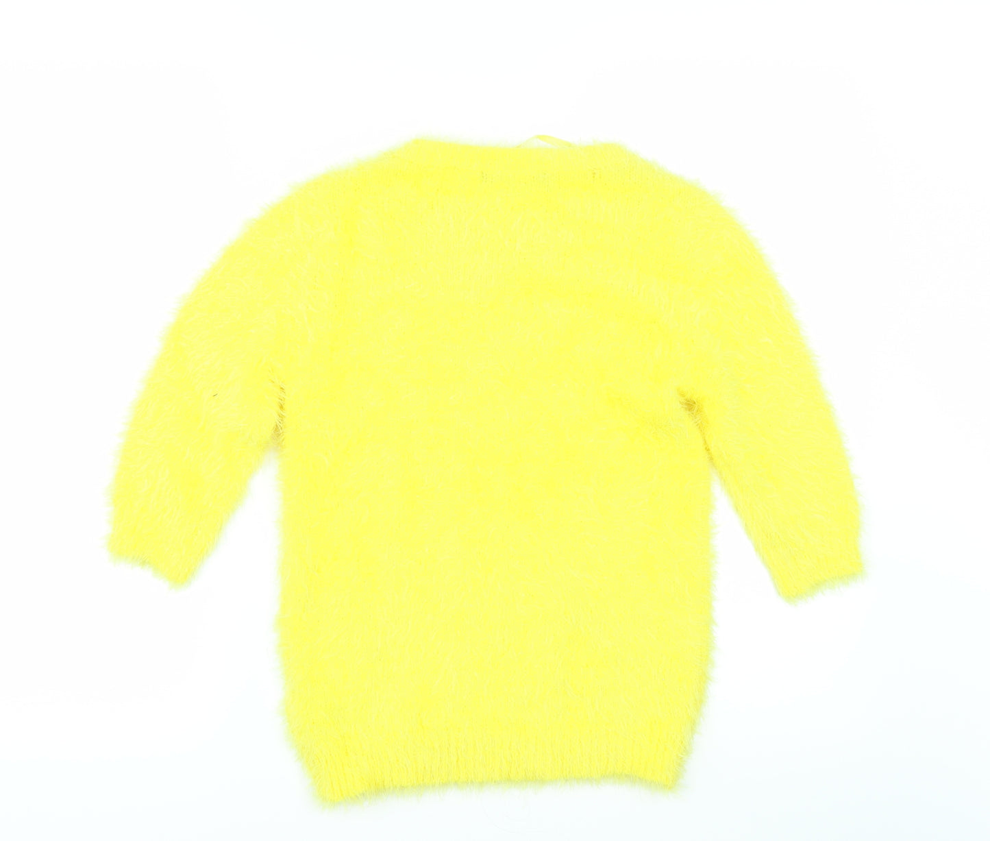 Primark Womens Yellow   Pullover Jumper Size 6