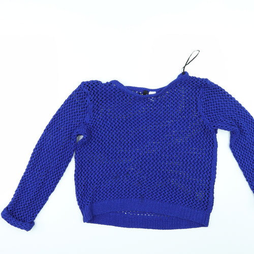 Divided by H&M Womens Blue   Pullover Jumper Size 6