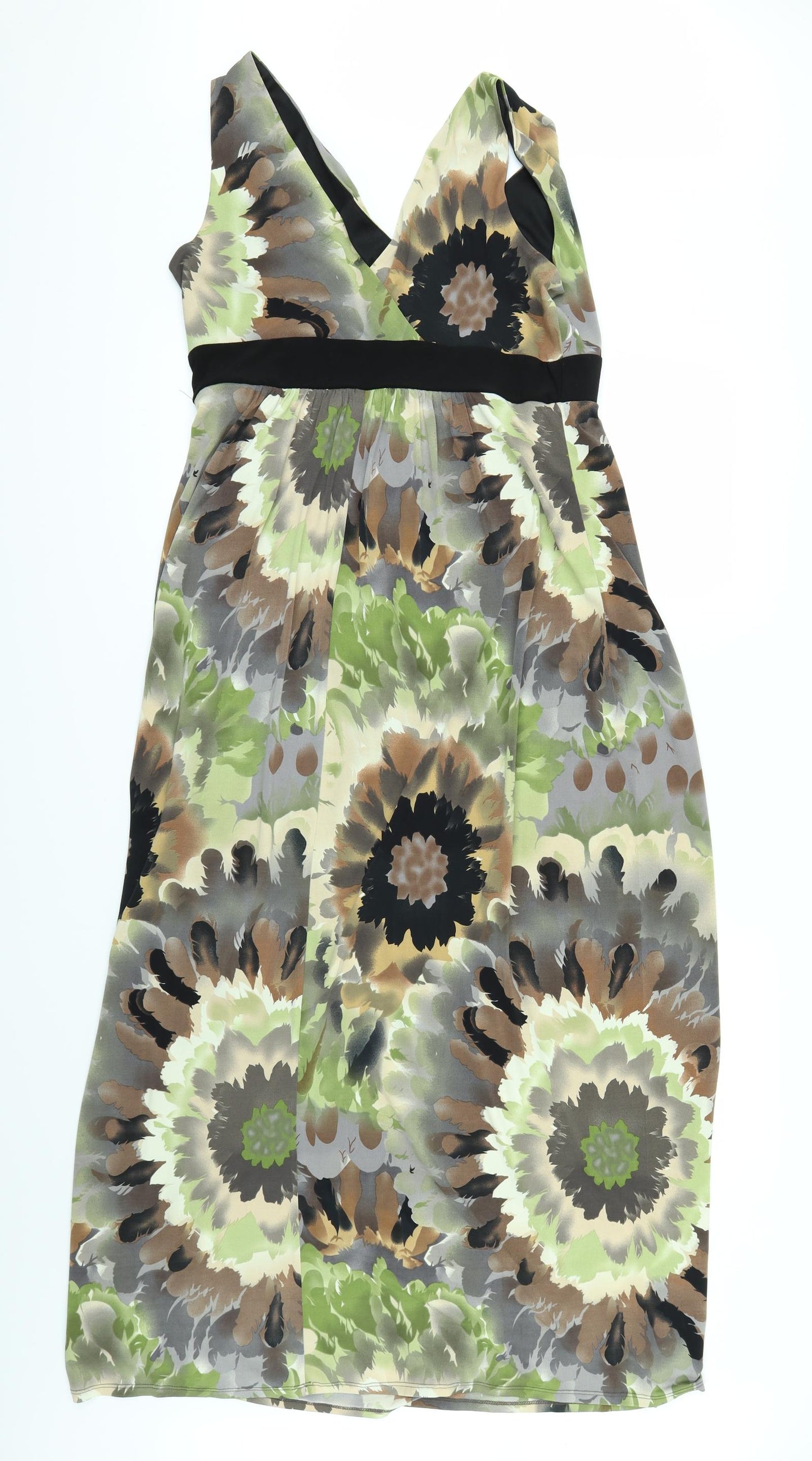 Ronni Nicole Womens Multicoloured Floral  Maxi  Size 14