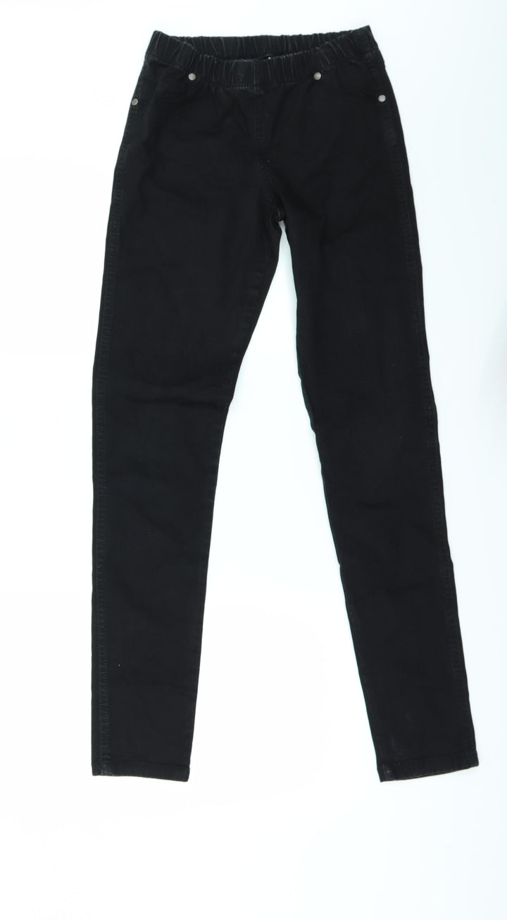 Denim & Co. Womens Black Denim Jegging Jeans Size 8 L30 in