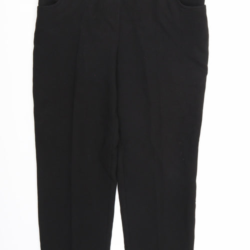 Julipa Womens Black   Trousers  Size 16 L26 in