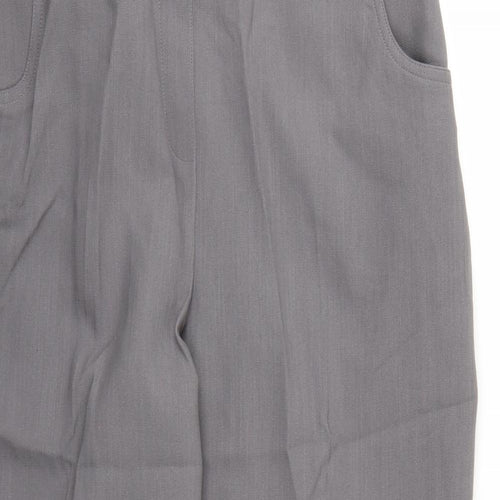 Special Collection Womens Grey  Rayon Trousers  Size 18 L24 in
