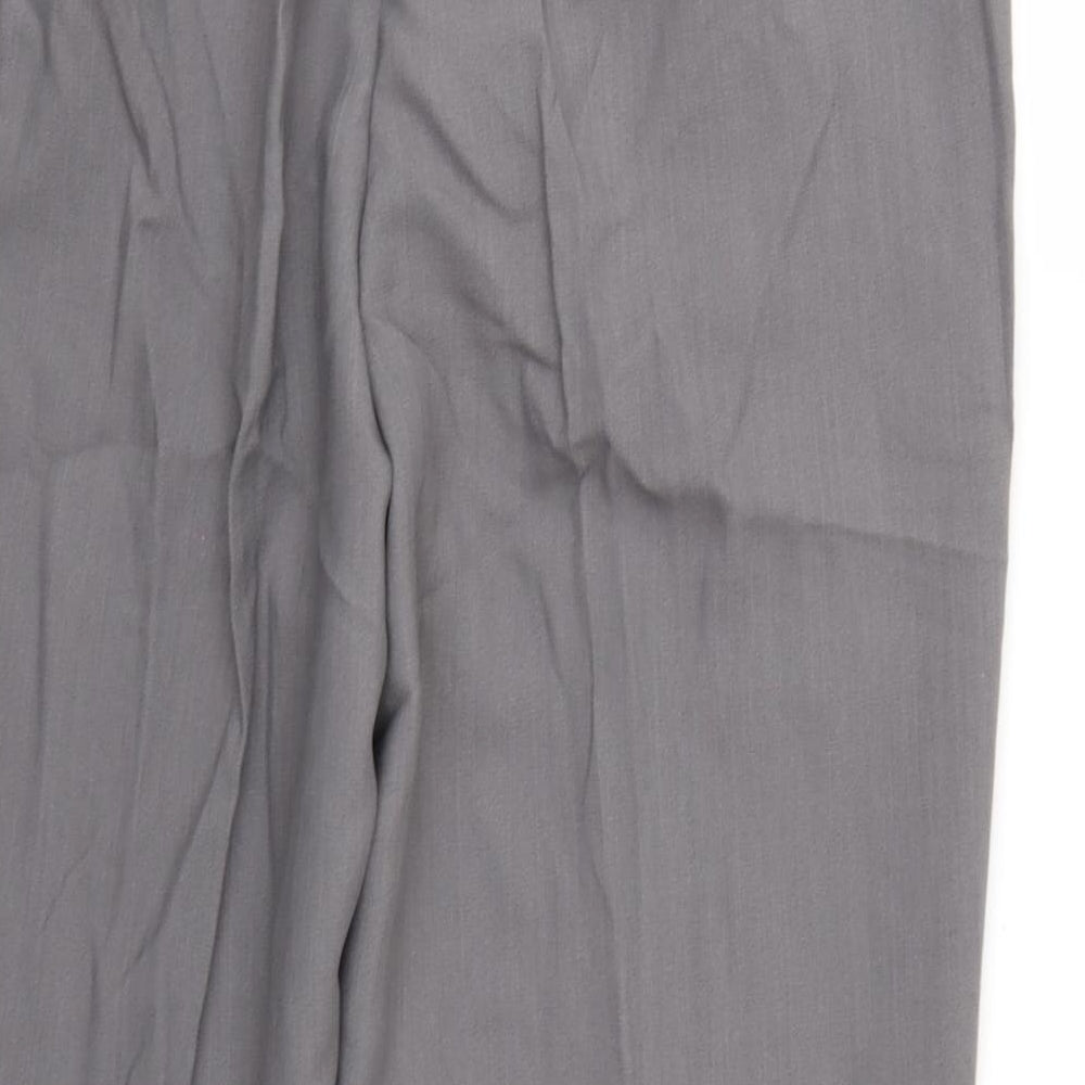 Special Collection Womens Grey  Rayon Trousers  Size 18 L24 in