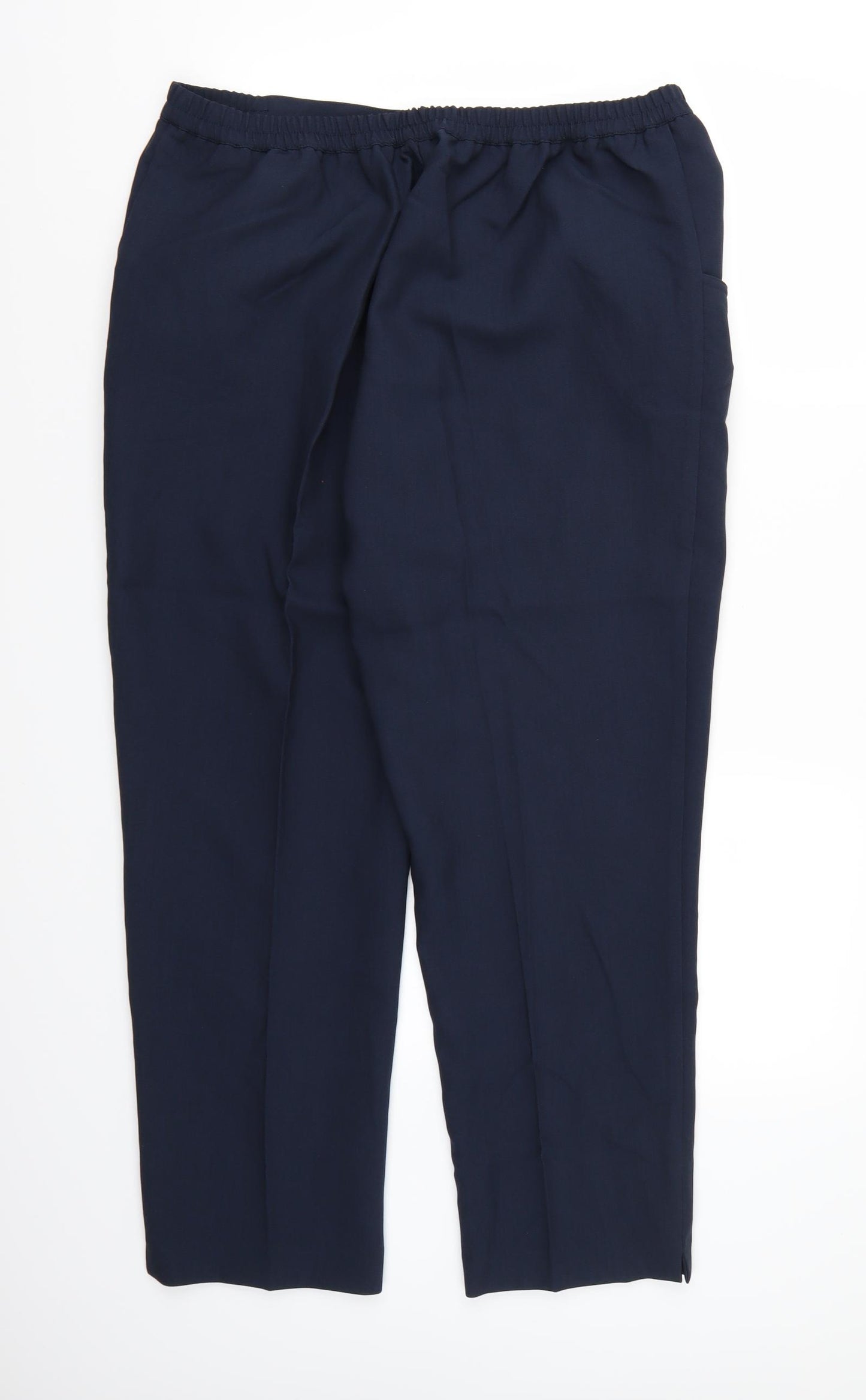 Julipa Womens Blue  Rayon Trousers  Size 18 L26 in