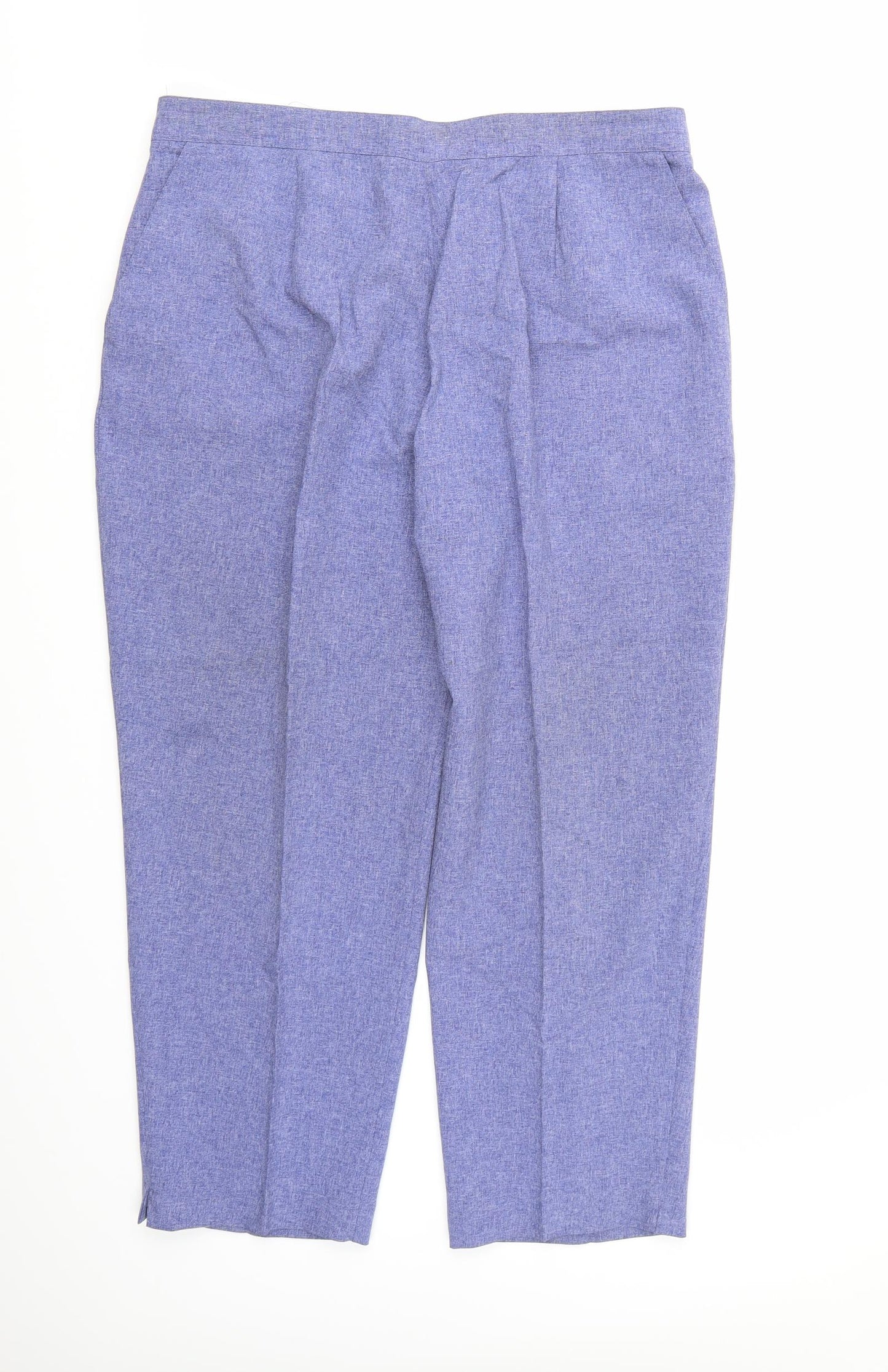 Preworn Womens Blue  Rayon Trousers  Size 20 L24 in