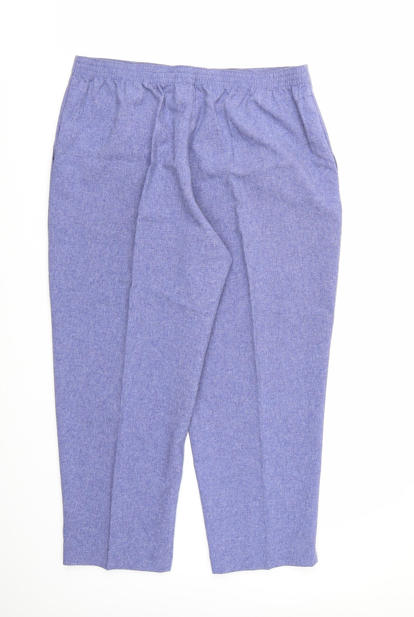 Preworn Womens Blue  Rayon Trousers  Size 20 L24 in