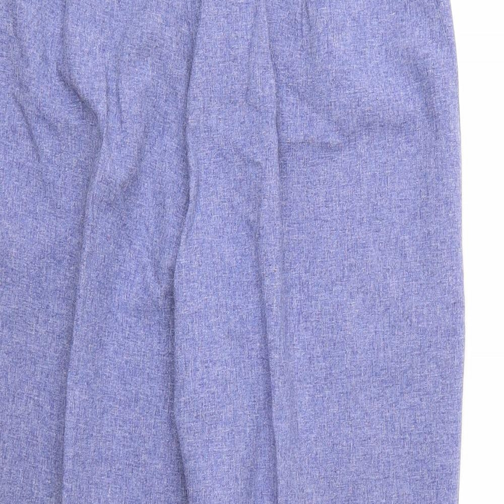 Preworn Womens Blue  Rayon Trousers  Size 20 L24 in