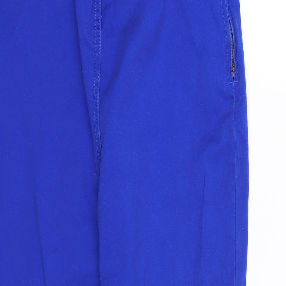 Marks and Spencer Womens Blue  Denim Tapered Jeans Size 10 L23 in
