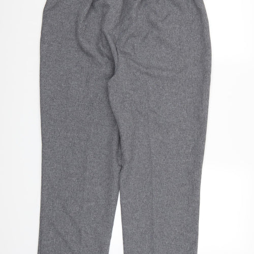 Bonmarché Womens Grey  Rayon Trousers  Size 16 L24 in
