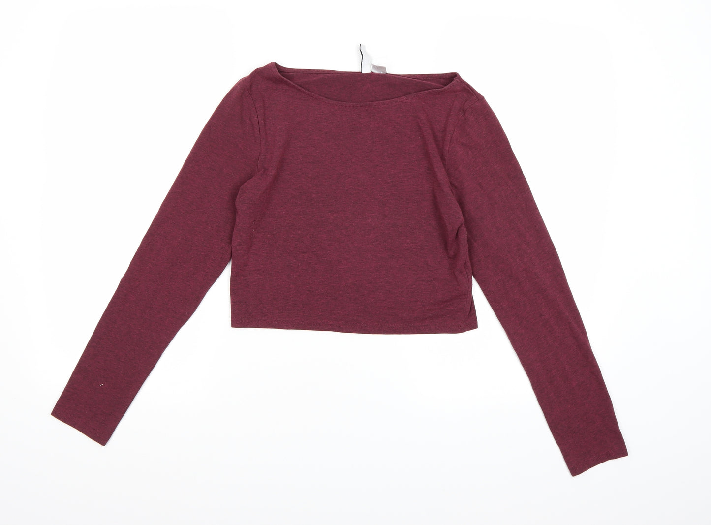 Divided by H&M Womens Purple   Cropped T-Shirt Size M