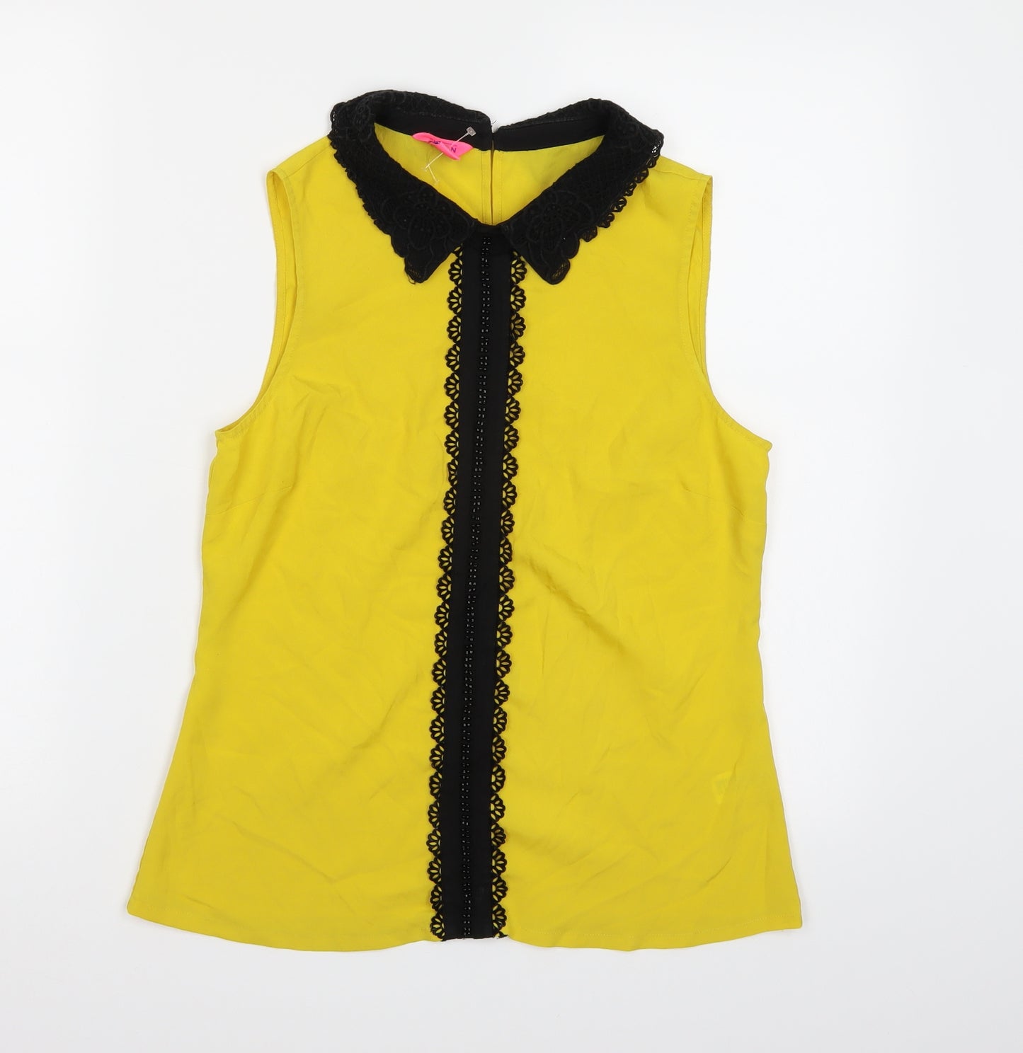 Monsoon Womens Yellow   Basic Blouse Size 10