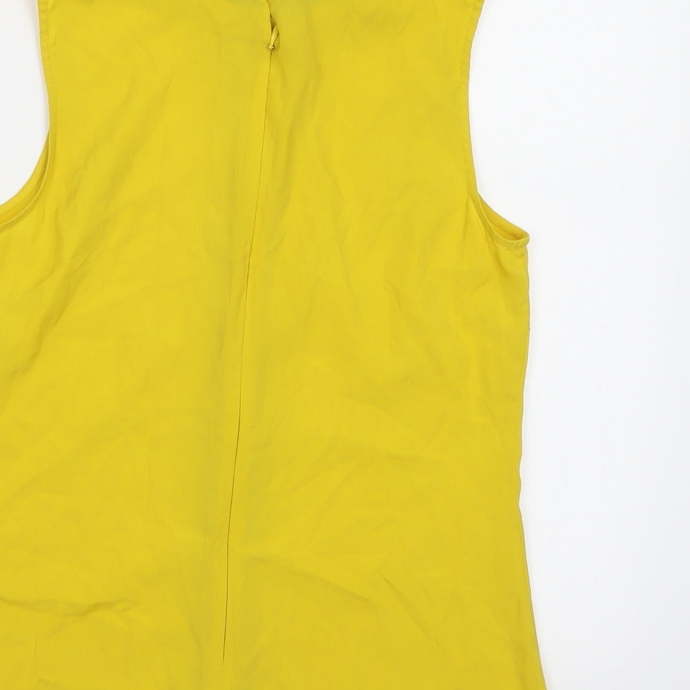 Monsoon Womens Yellow   Basic Blouse Size 10