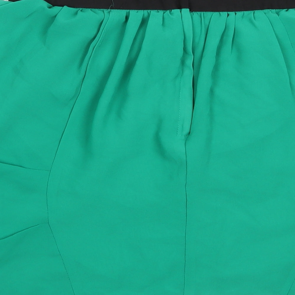 H&M Womens Green   A-Line Skirt Size 10