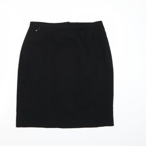 Debenhams Womens Black   A-Line Skirt Size 14
