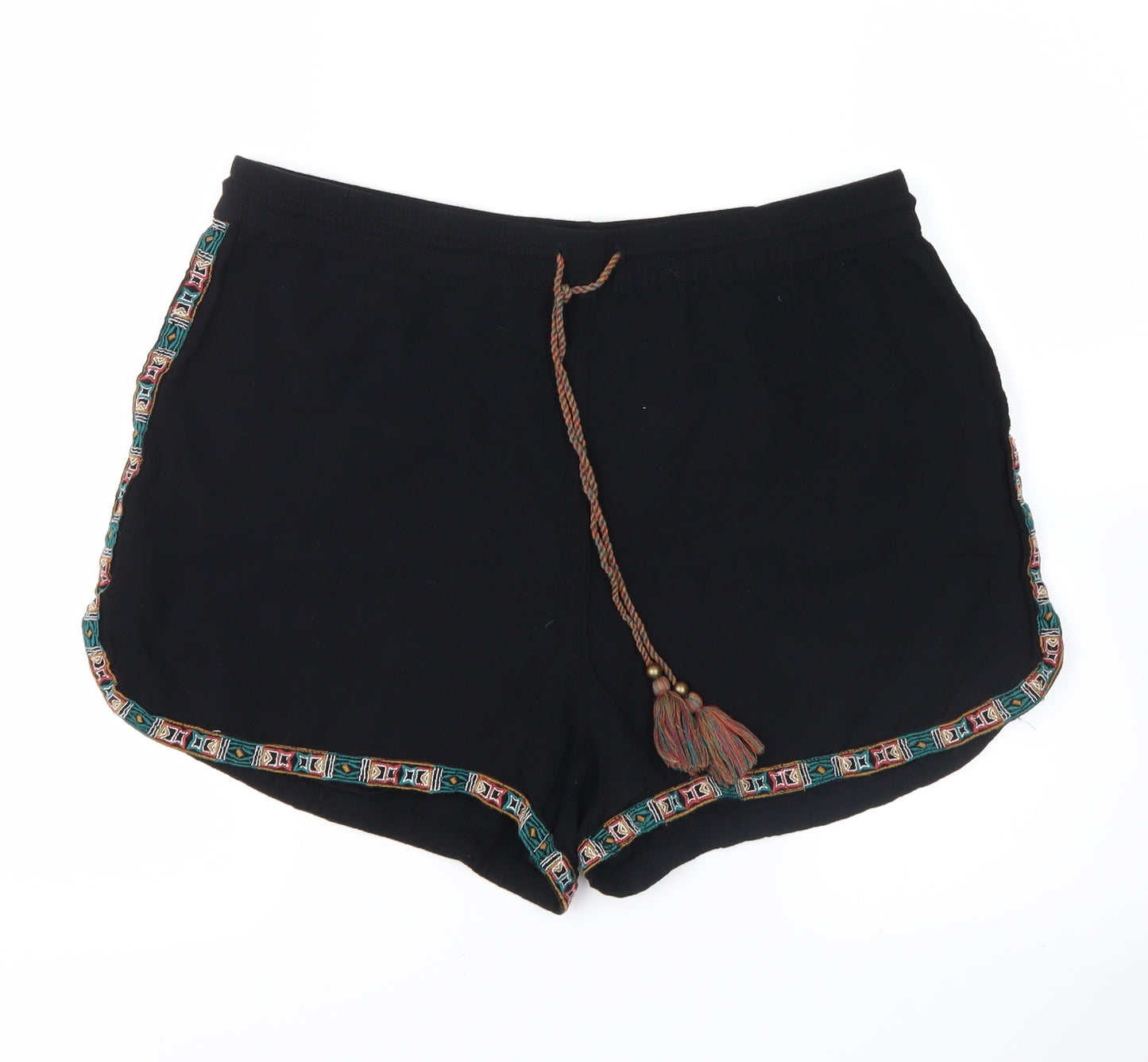 Papaya Womens Black   Boyfriend Shorts Size 14
