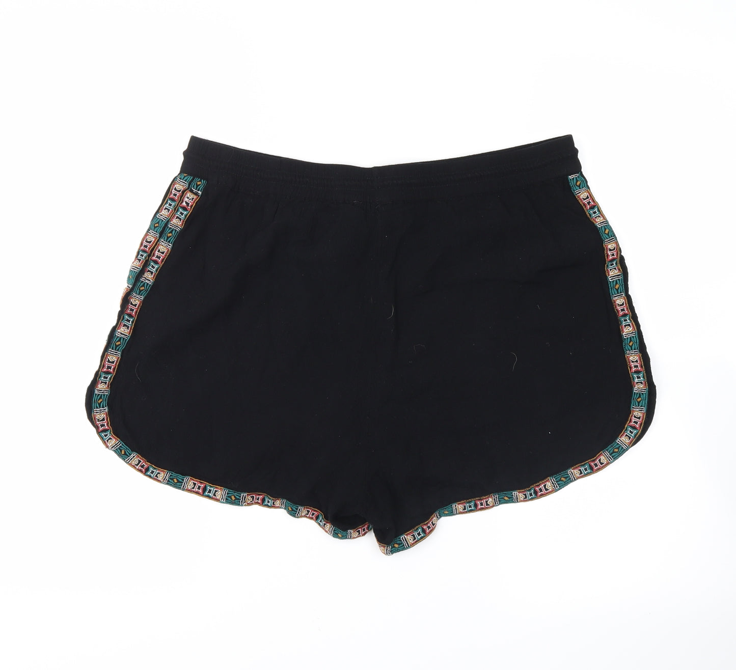 Papaya Womens Black   Boyfriend Shorts Size 14